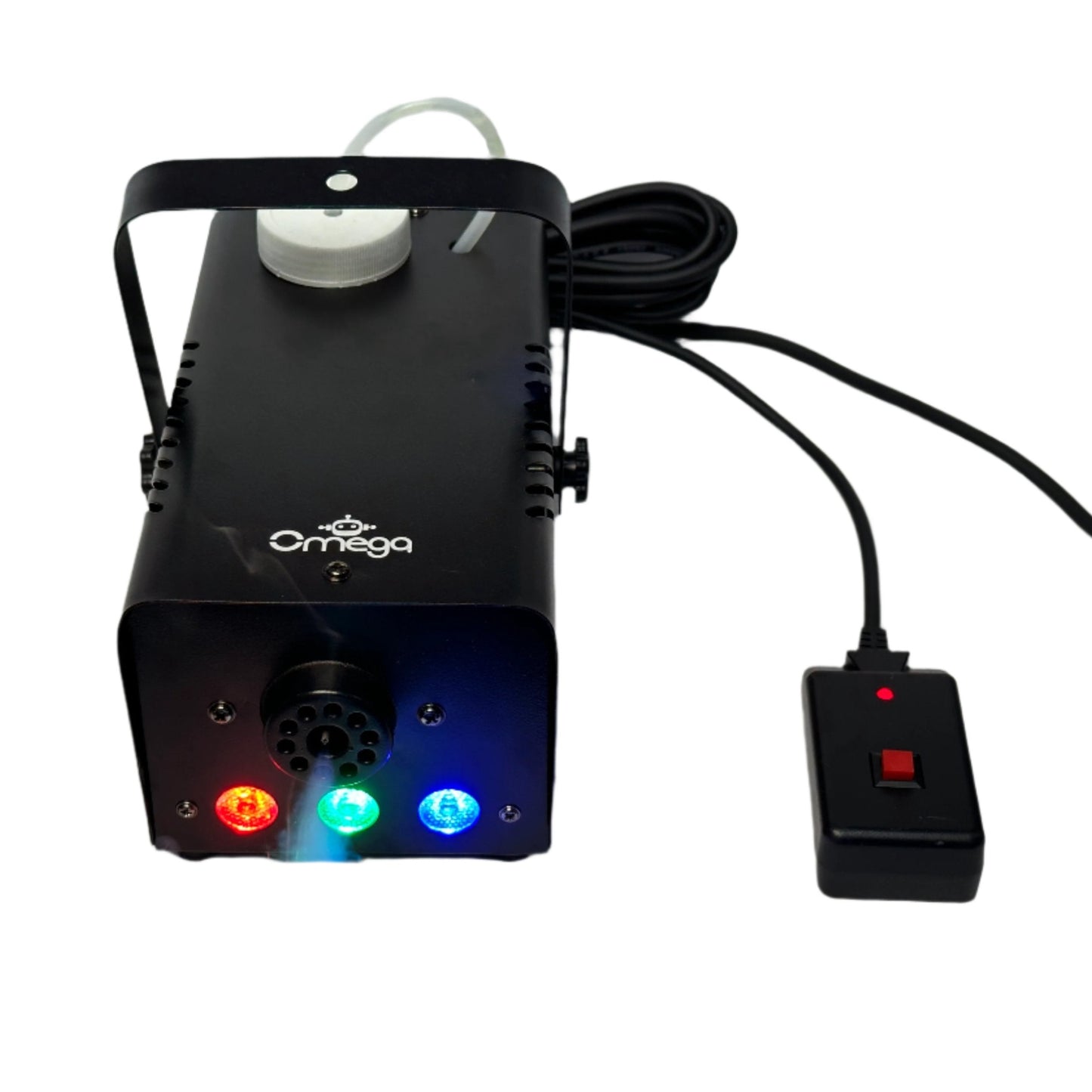 Maquina de Humo Fog Machine 600 W con luz LED alambrico e inalambrico