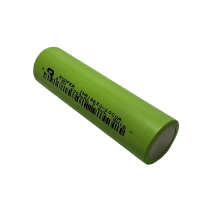 Pila 18650 Recargable de Terminales Planos 3.7 V 2000 mAh