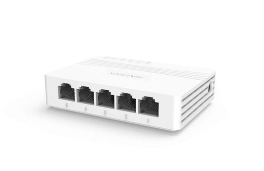 Switch de redes Gigabit 5 puertos 10/100/1000 marca Hikvision