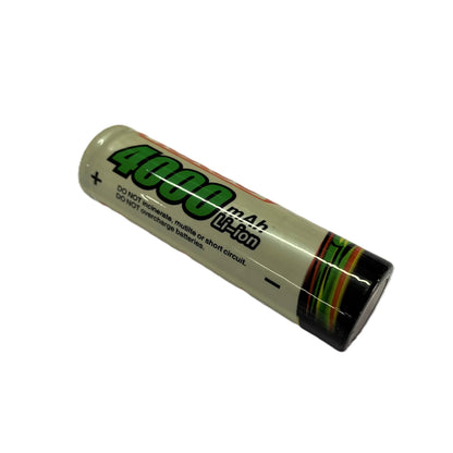 Pila 18650 Recargable Li-Ion 3.7 V 4000 mAh marca Maxday