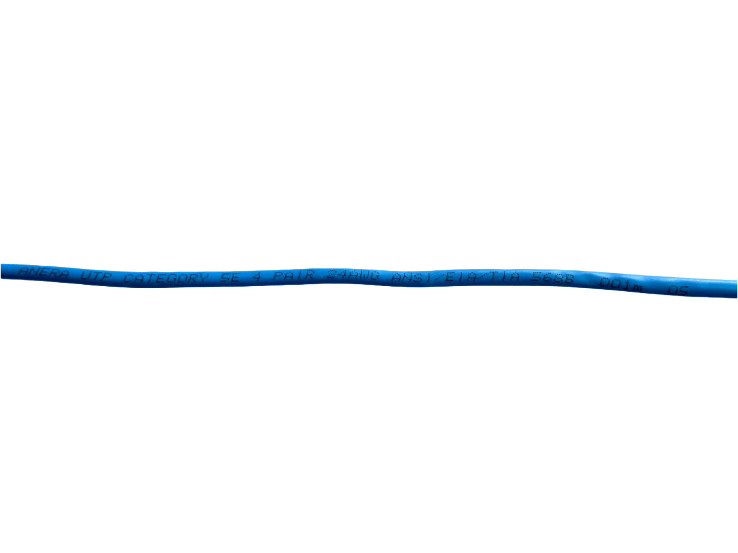 Bobina de cable UTP 305 metros categoria 5e color azul marca Anera