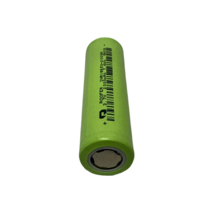 Pila 18650 Recargable de Terminales Planos 3.7 V 2000 mAh