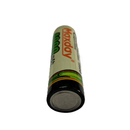 Pila 18650 Recargable Li-Ion 3.7 V 4000 mAh marca Maxday