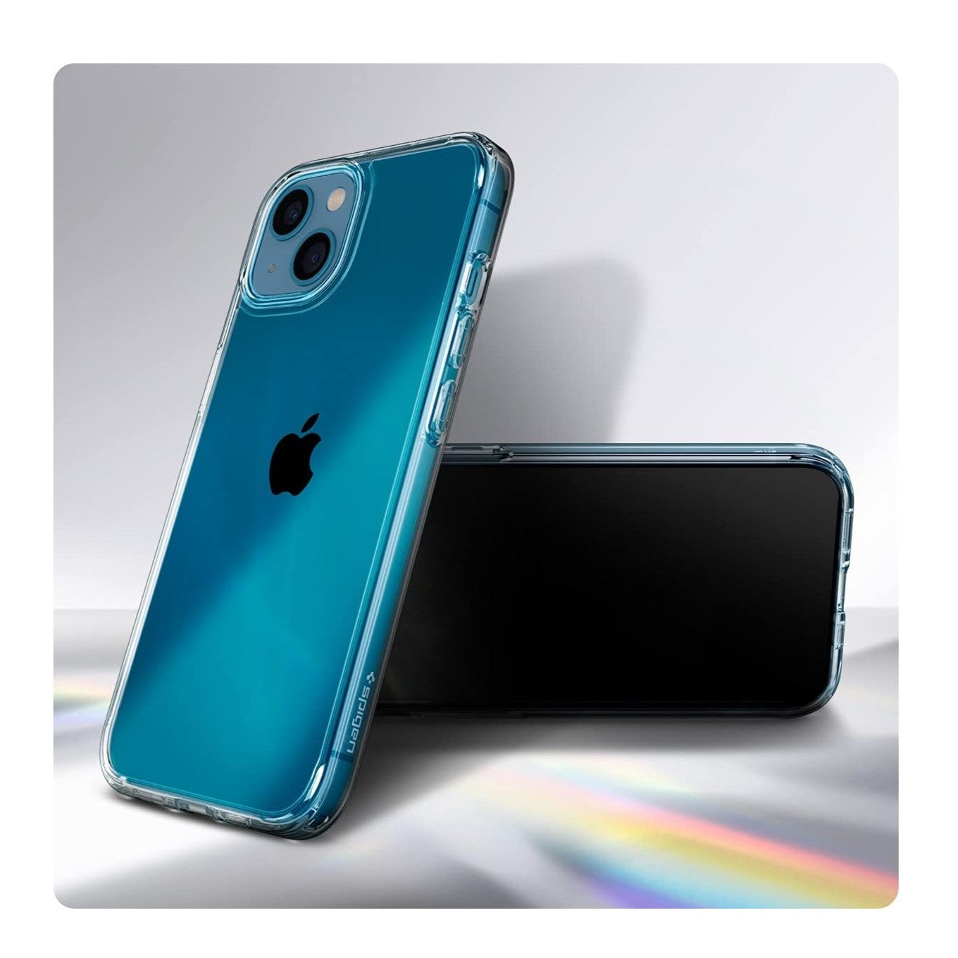 Estuche transparente para iPhone 13 (2021) Ultra Hibirdo marca Spigen