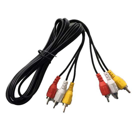 Cable de Audio y Video 3 Conectores RCA de 1.5 metros