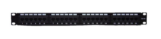 Patch Panel de 24 Puertos categoria 5e para rack