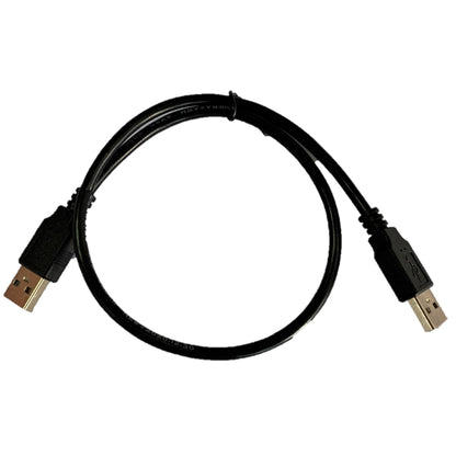 Cable USB conector macho en ambos extremos 0.5 metros de longitud