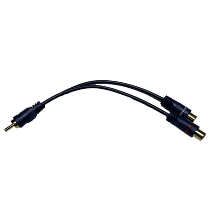 Cable en Y Splitter RCA 1 conector macho a 2 conectores hembra