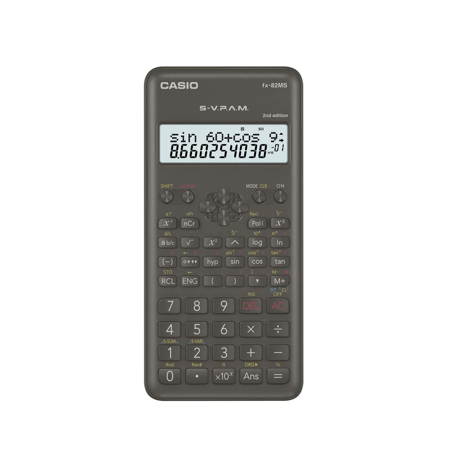 Calculadora Cientifica Casio fx-82MS 2da edicion color marron