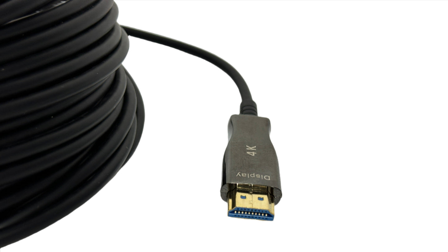 Cable HDMI de fibra optica de 40 metros de longitud version 2.0 UHD 4K