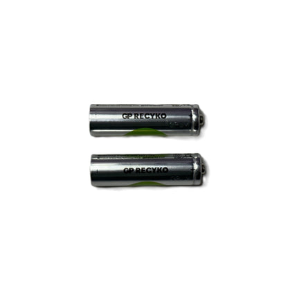 Pilas recargables tamaño AA de 1300 mAh marca GP