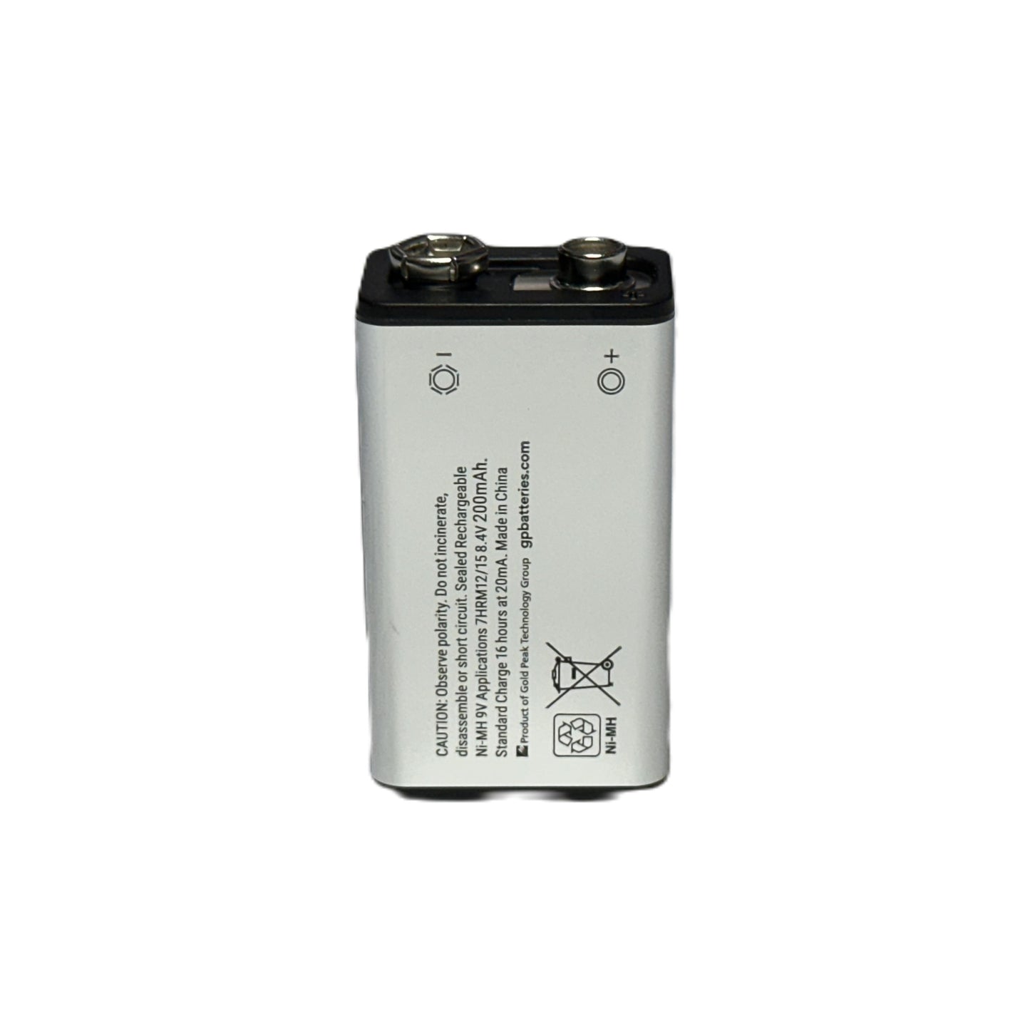 Bateria Recargable tamaño 9 V de 200 mAh marca GP