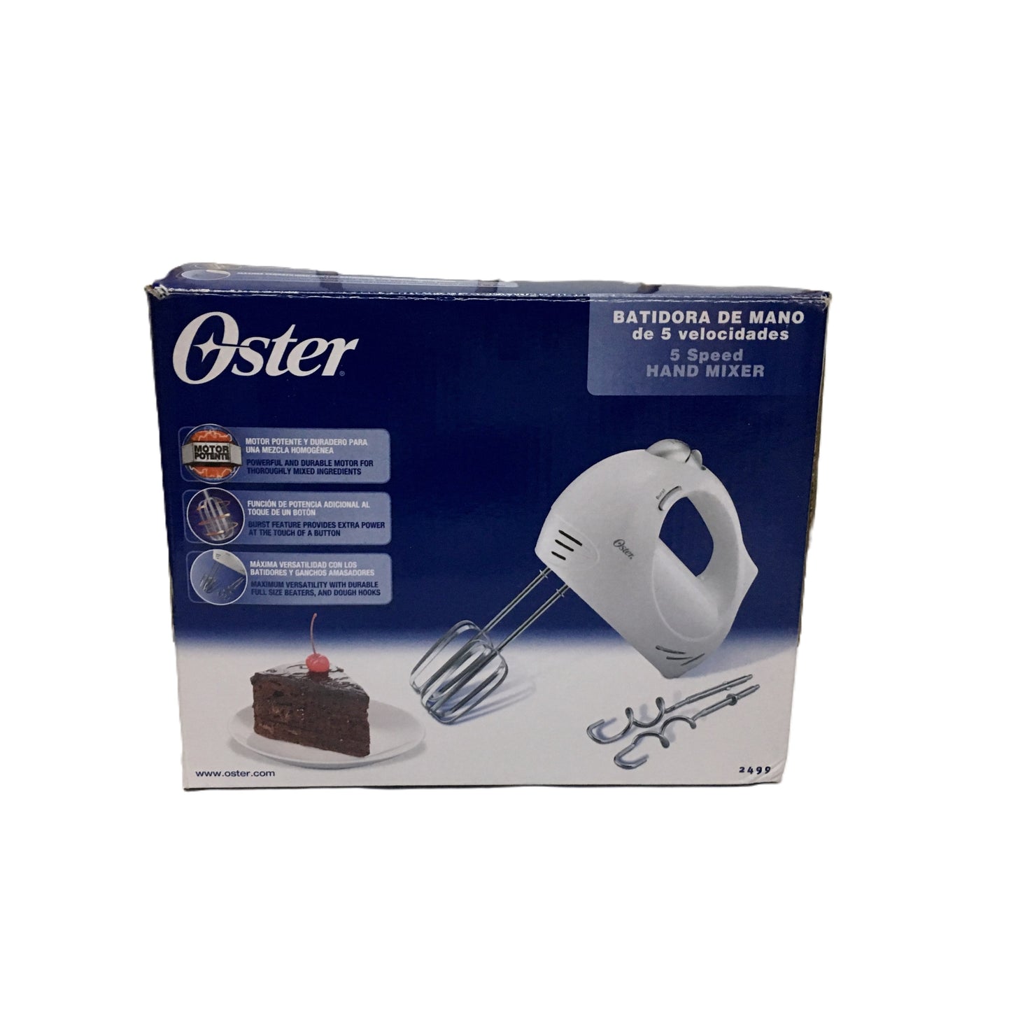 Batidora de mano de 5 velocidades marca Oster 2499