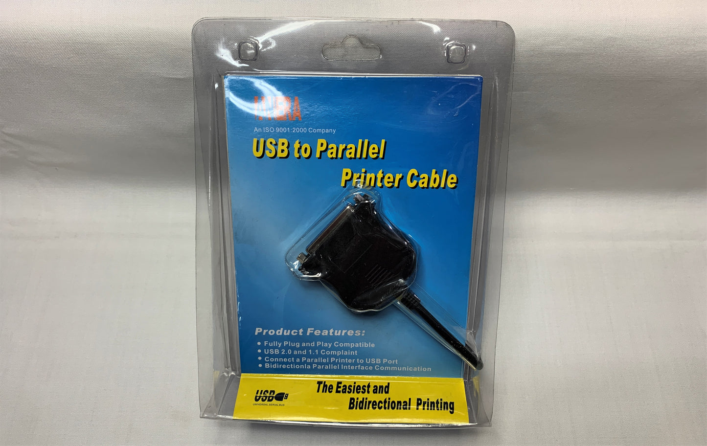 Cable Convertidor de USB a Paralelo DB25 Hembra