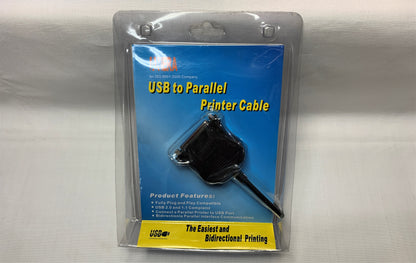 Cable Convertidor de USB a Paralelo DB25 Hembra