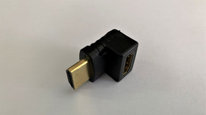 Conector union en L para HDMI conectores Hembra - Macho