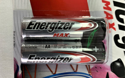 Pilas alcalinas AA marca Energizer paquete de 2 unidades
