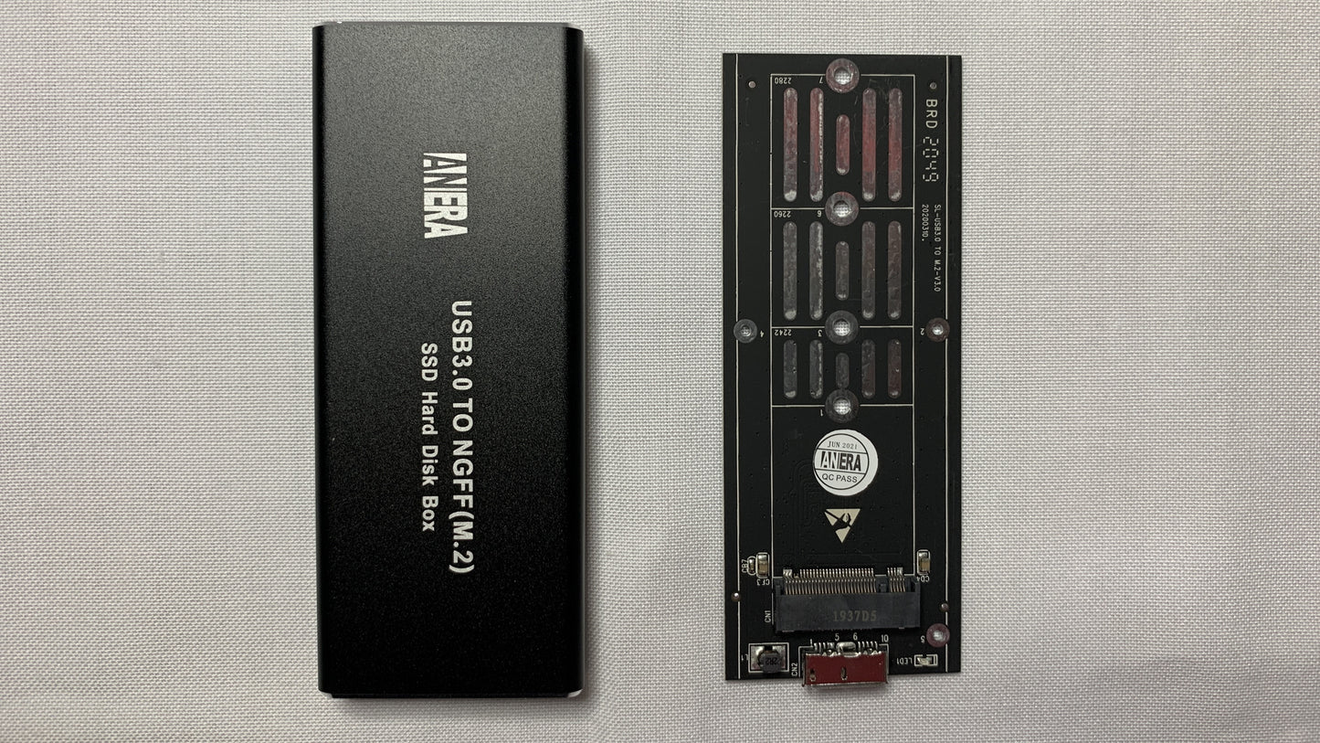 Case Enclosure Adaptador de M.2 a USB 3.0 para discos SSD NGFF