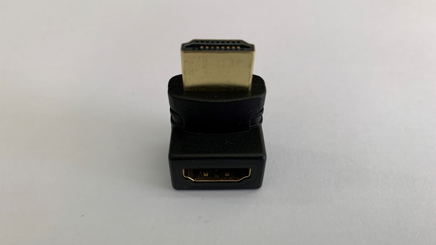 Conector union en L para HDMI conectores Hembra - Macho