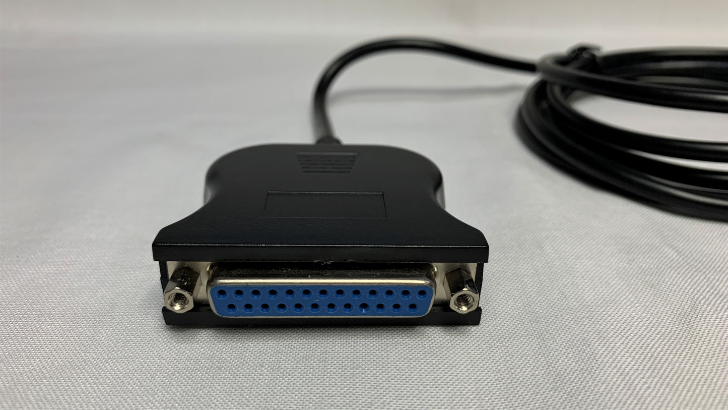 Cable Convertidor de USB a Paralelo DB25 Hembra