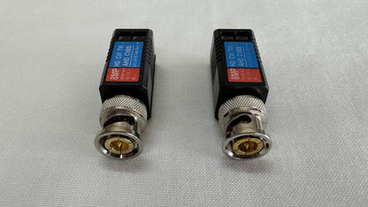 Video Balun HD pasivo 8 MP de BNC a UTP conectores dorados