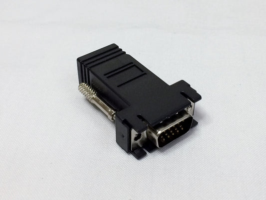 Adaptador convertidor de VGA macho a RJ-45 UTP