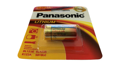 Pila de Litio Cr123a 3V Marca Panasonic