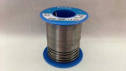 Rollo de Estaño 1.5 mm de Diametro 250 gr para electronica marca Bera