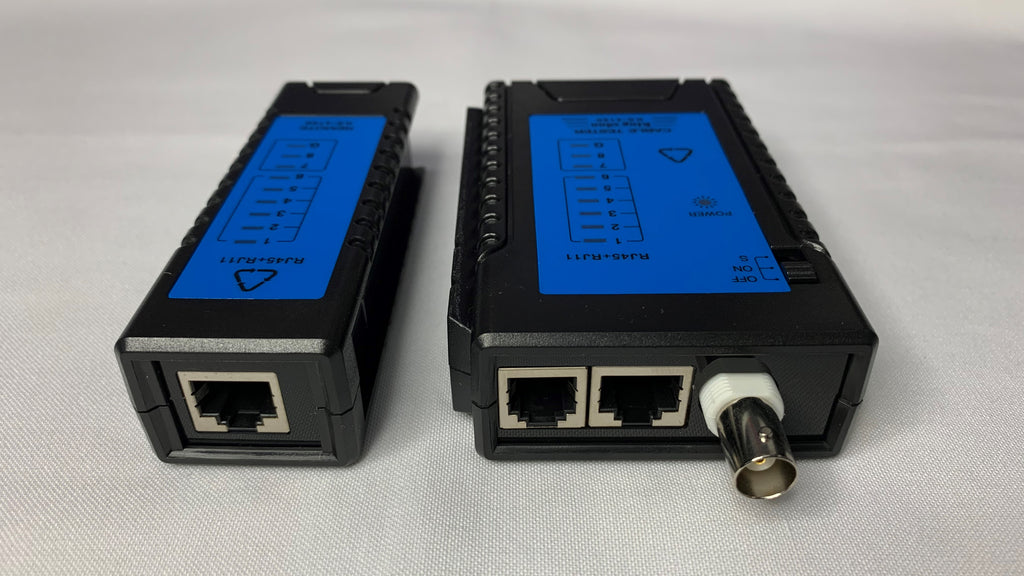 Probador de cable coaxial (coaxial) comprobador portátil BNC RJ45 Ethernet  Probador de cable de continuidad