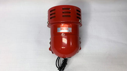 Sirena para Alarma funcionamiento a 12 Vdc Color Roja