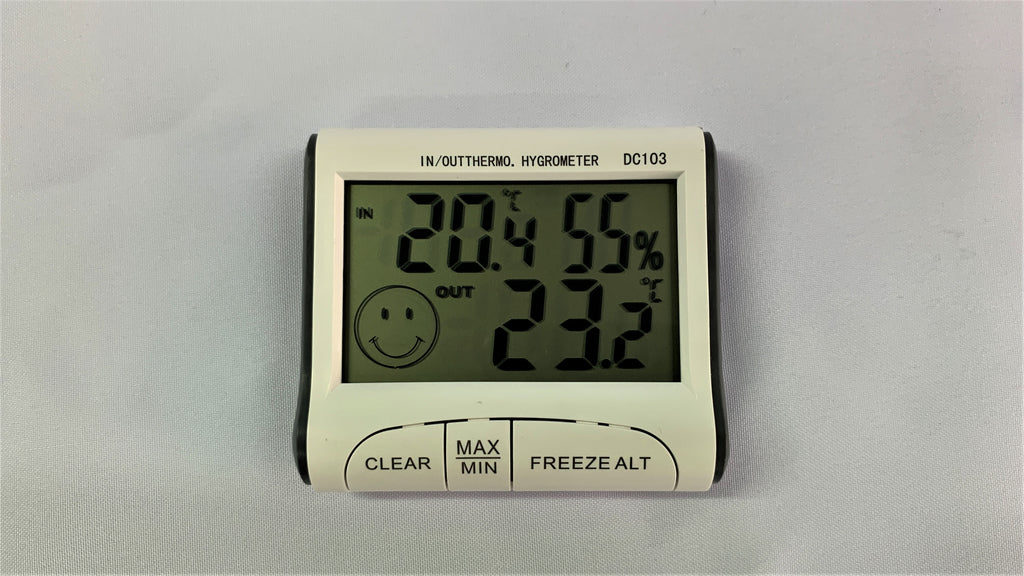 Higrómetro digital profesional Termómetro interior Medidor de humedad  ambiental.